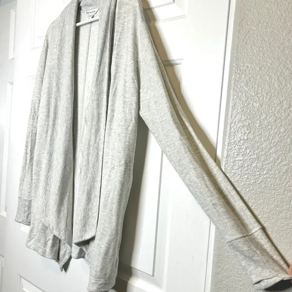Athleta Pranayama Restore Wrap Cardigan Sweater Heather Gray Size S - Picture 3 of 8